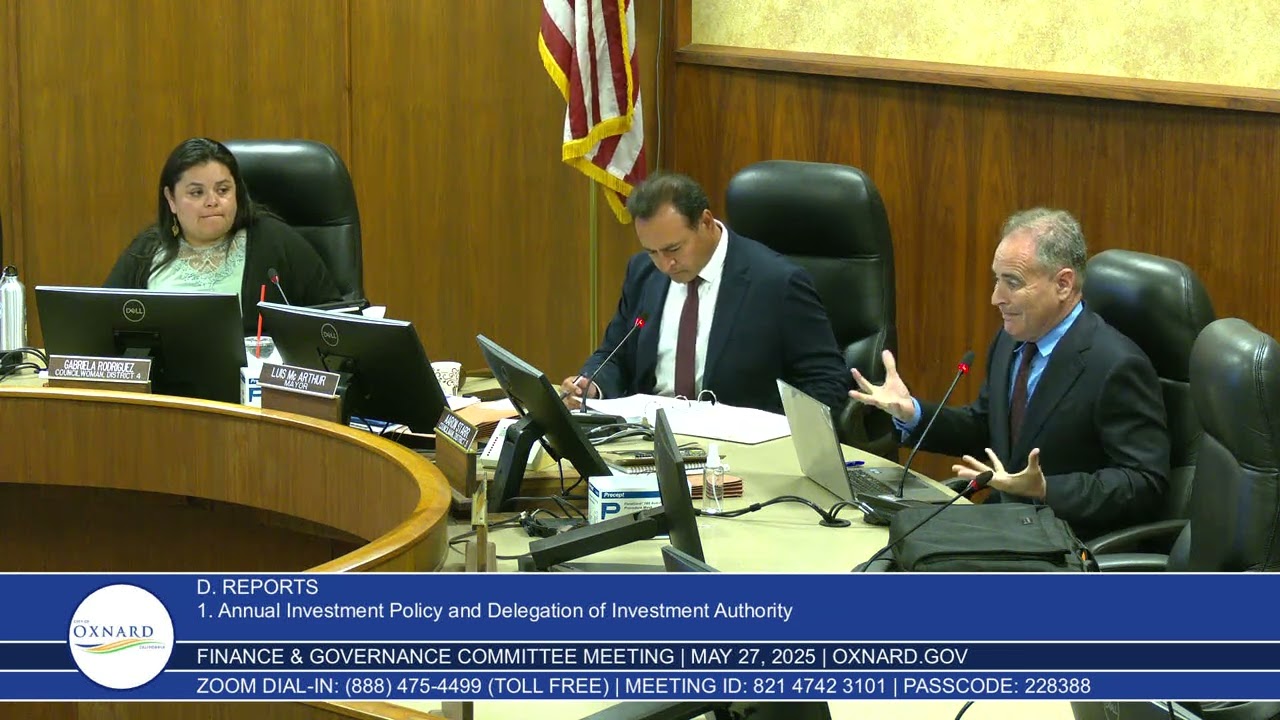 Finance & Governance Committee Meeting - May 27, 2025 - FULL RECORDING