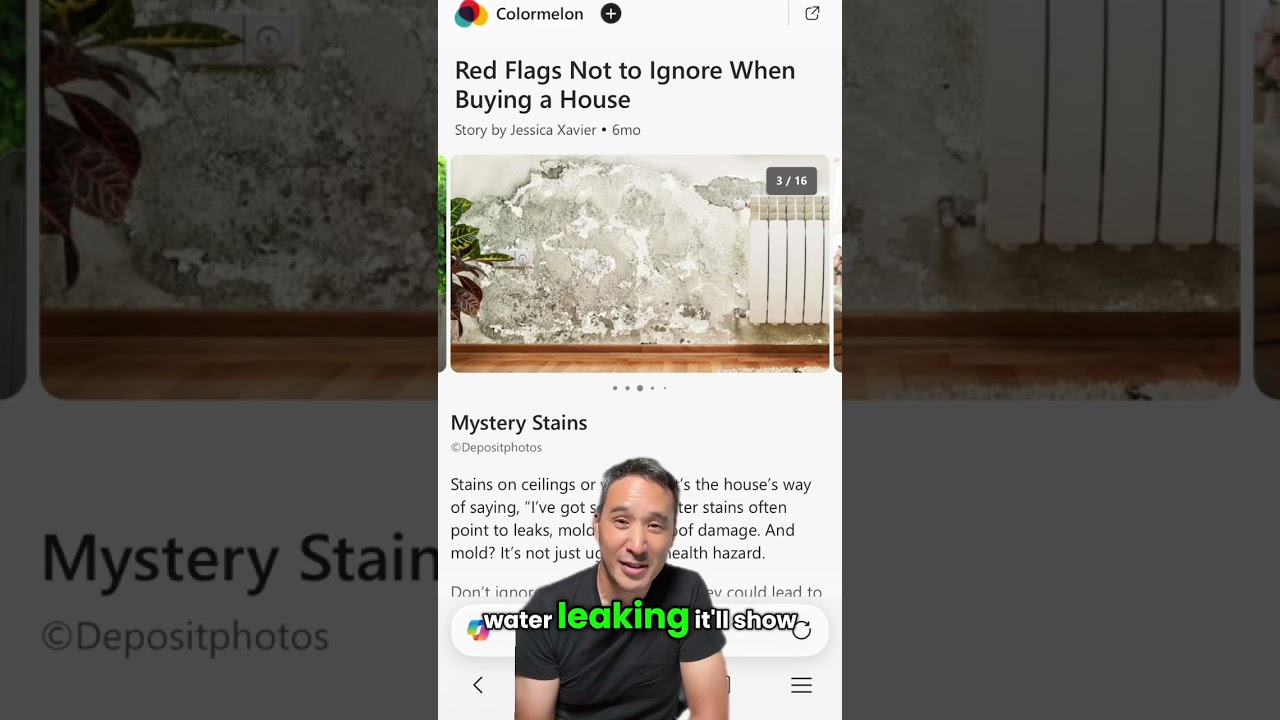 Red flags when buying a house #homebuyingtips #realestate