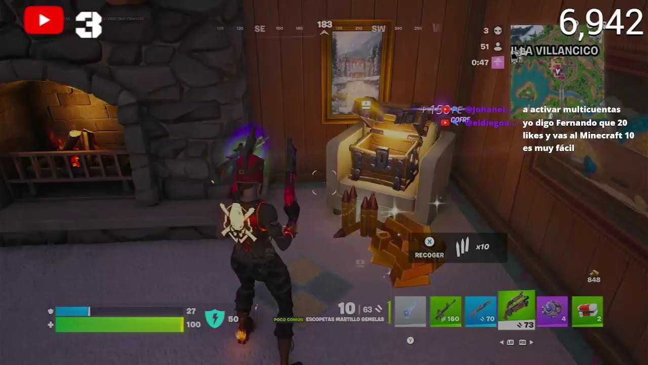 DIRECTO ¡ENVIVO! SUBS   FORTNITE