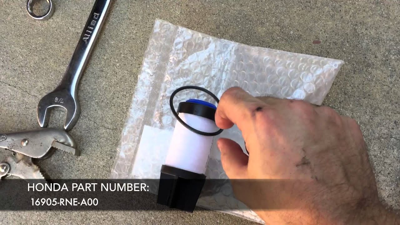 How to Change your 2006-2011 Honda Civic GX CNG Low Pressure Fuel Filter