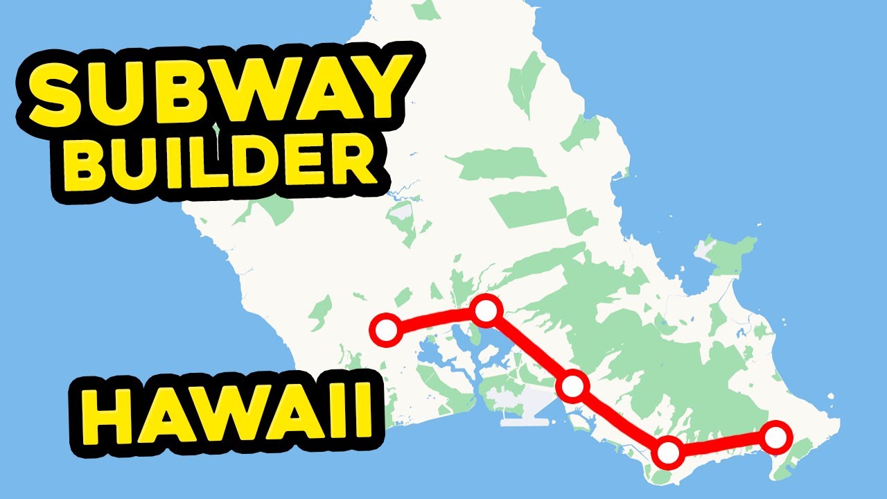 Building a HAWAII Subway Network in Subway Builder