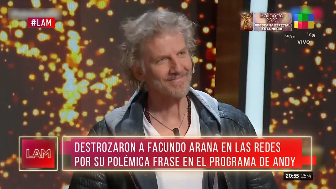 La polémica por las frases de Facundo Arana sobre la salud mental