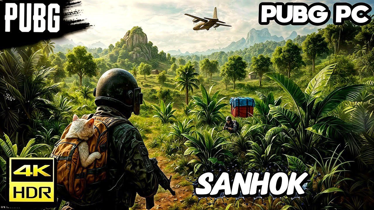 PUBG PC SANHOK: El mapa que no SALE NUNCA pero se DISFRUTA BRO 🥰 Gr&aacute;ficos al MAXIMO