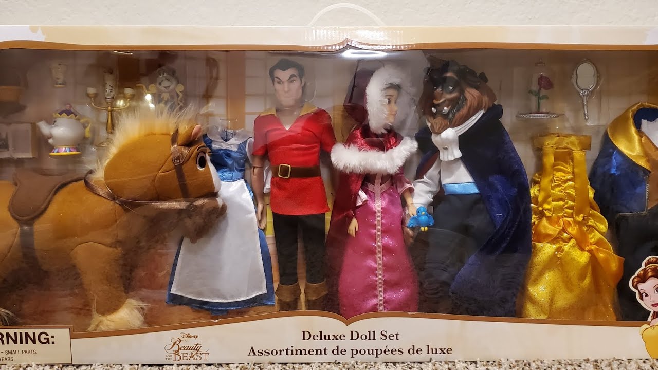 Disney Beauty and the Beast Deluxe Doll Set!