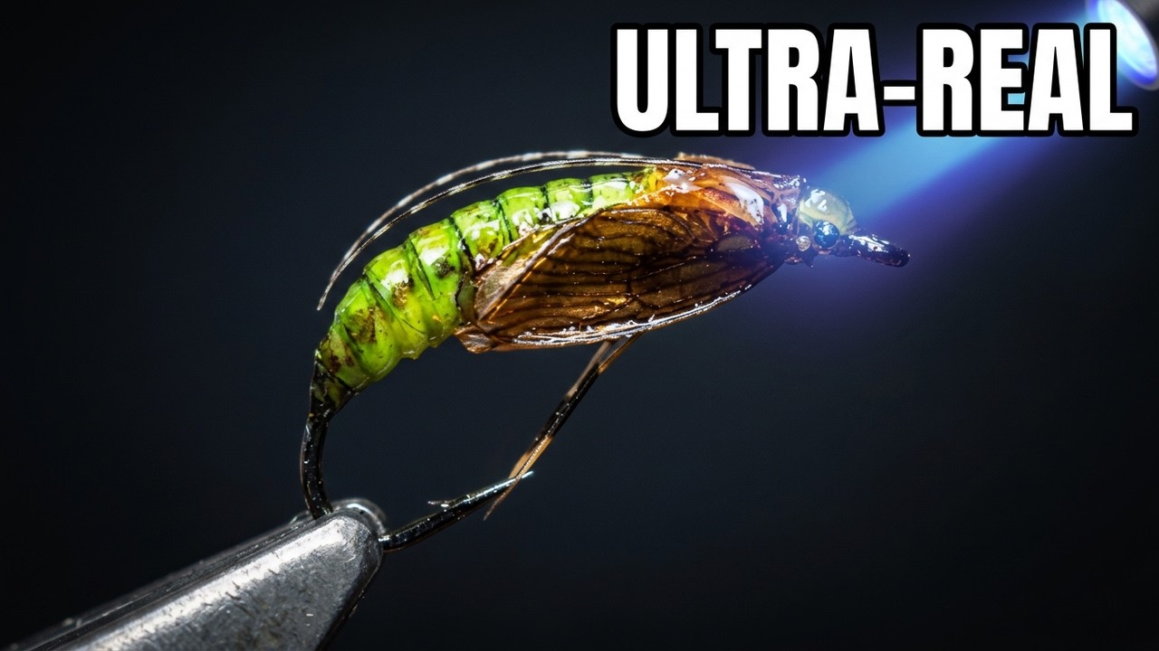 Free-Living Caddis Pupa (Rhyacophilidae) | Semi-Realistic Fly Tying Breakdown