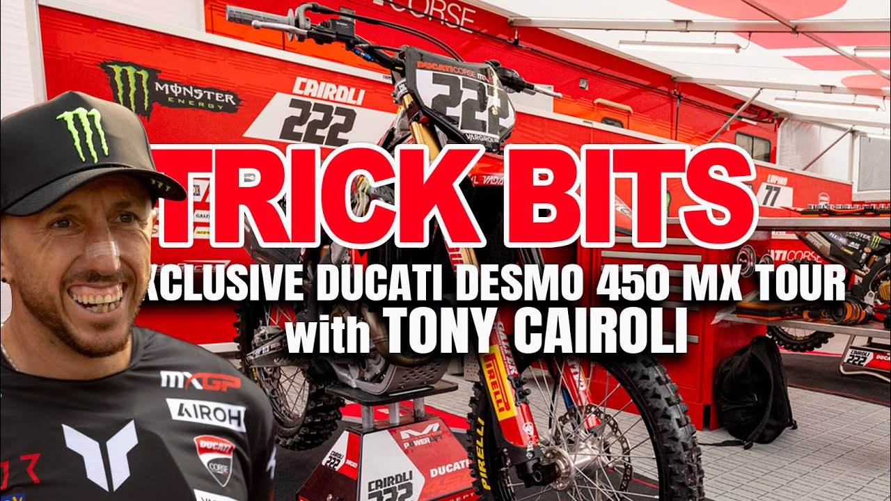 Exclusive Tour of the All-New Ducati DESMO with TONY CAIROLI #MXGP