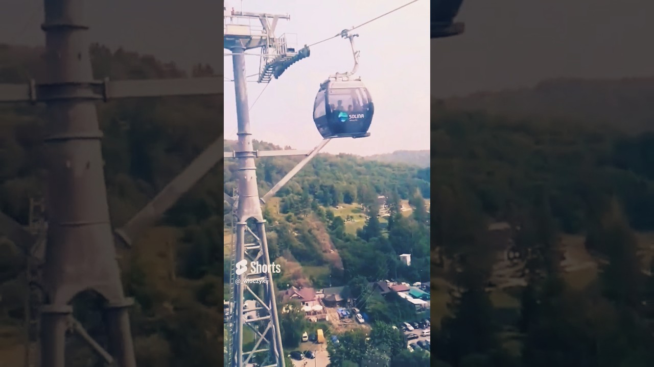 Kolejka gondolowa w Solinie      #short #ytshorts #solina #viralshort  #bieszczady #wł&oacute;czykij