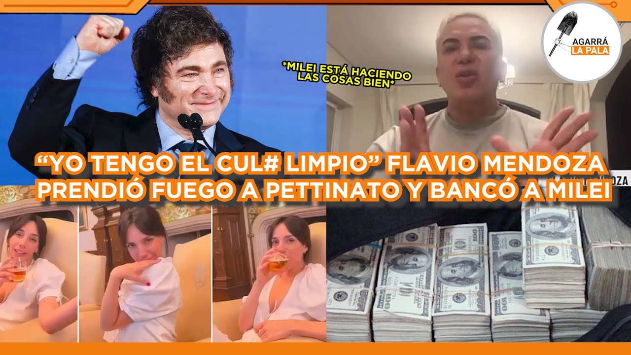 FLAVIO MENDOZA PRENDIÓ FUEGO A TAMARA PETTINATO Y QUEDÓ EN SHOCK CON MILEI: 