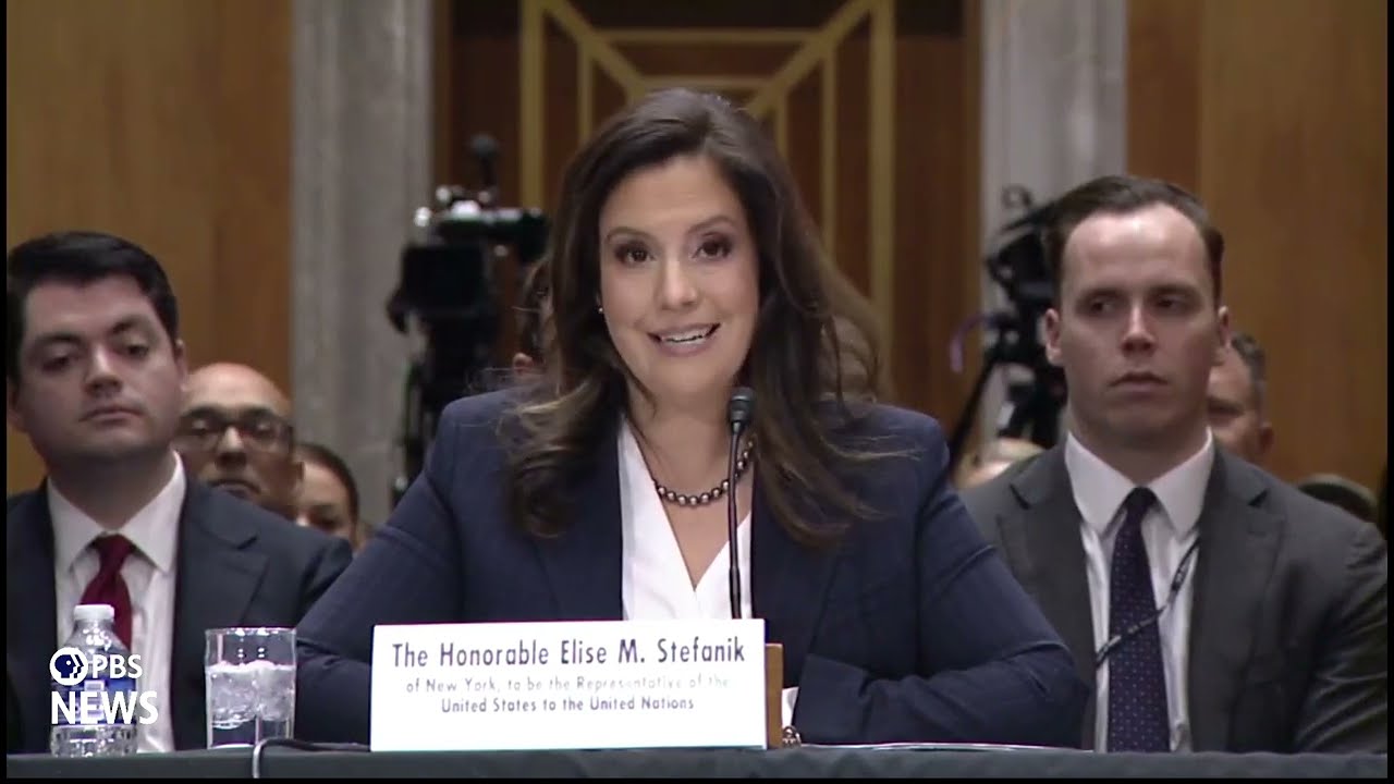 WATCH: Rep. Elise Stefanik makes opening statement at UN ambassador confirmation hearing