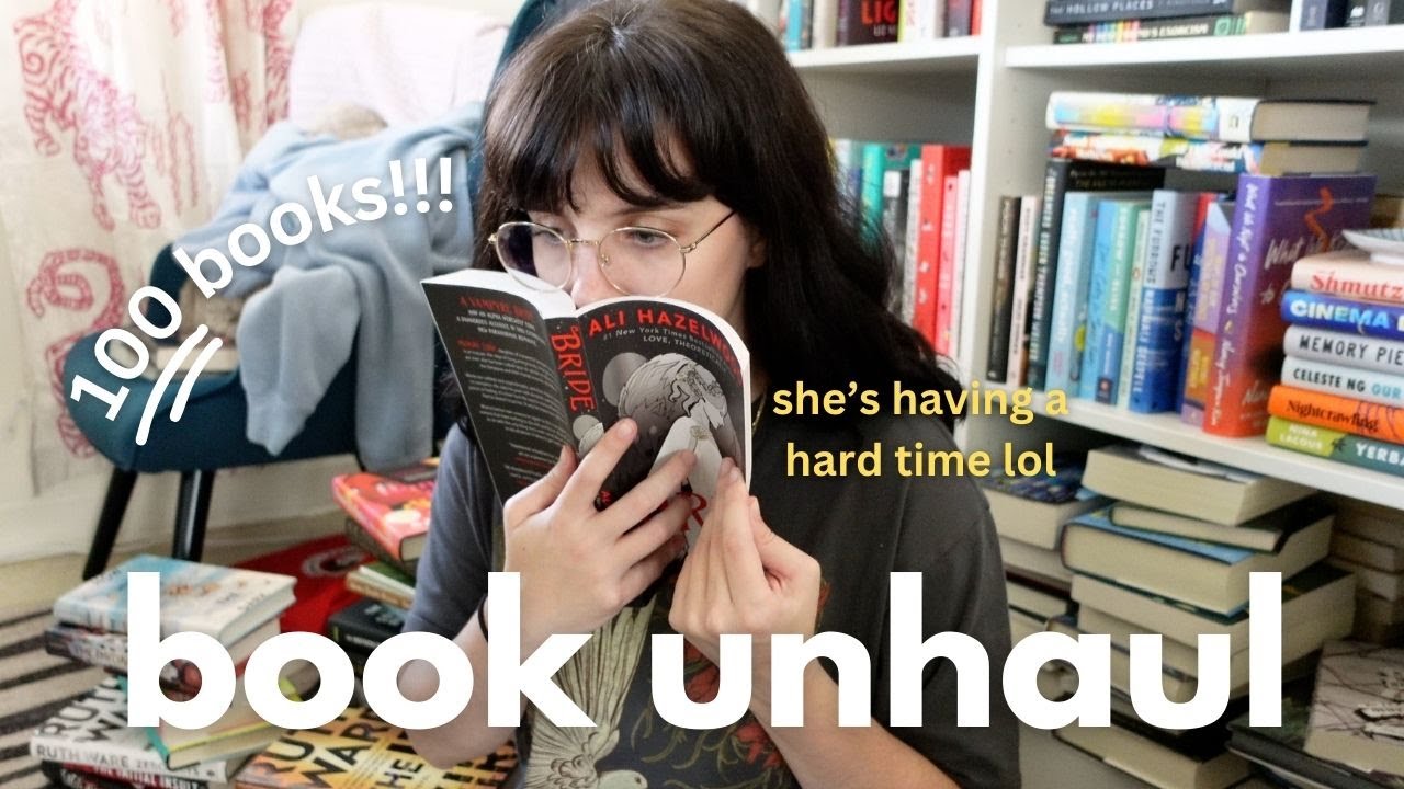 unhauling 100 books !!!