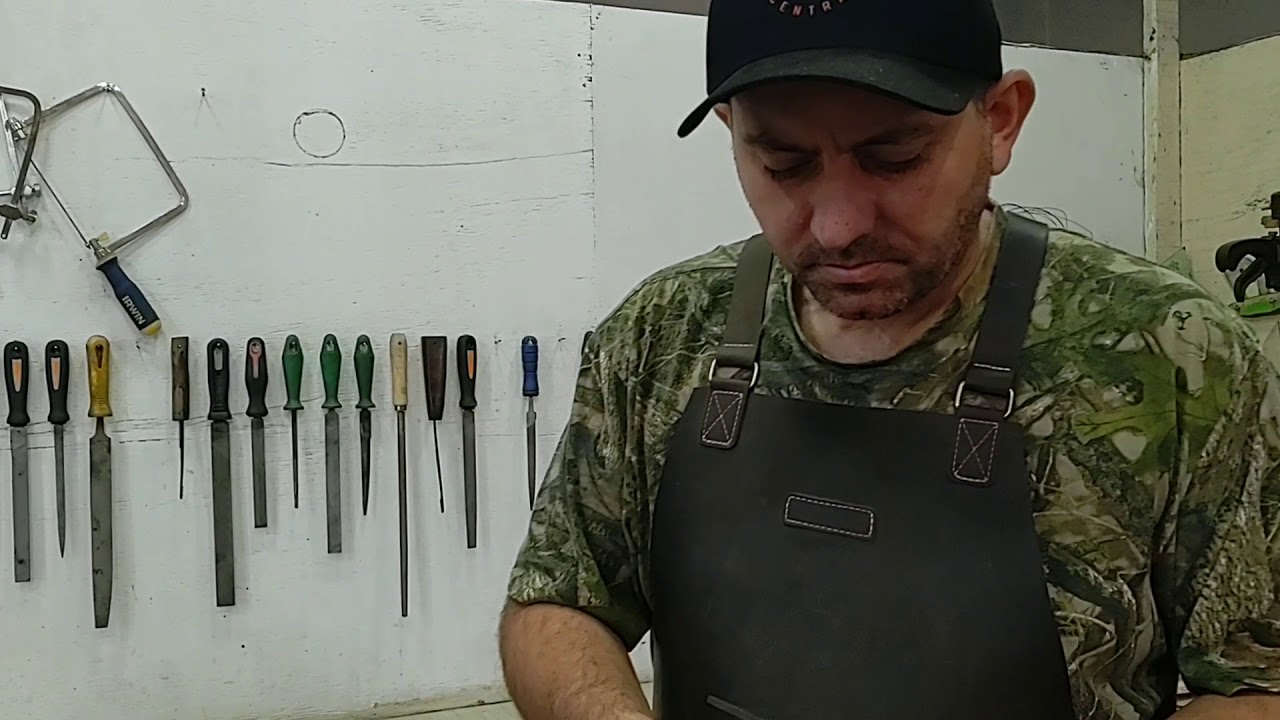 Cabo da Faca por Desbaste - Parte 8 (how to make a knife handle)