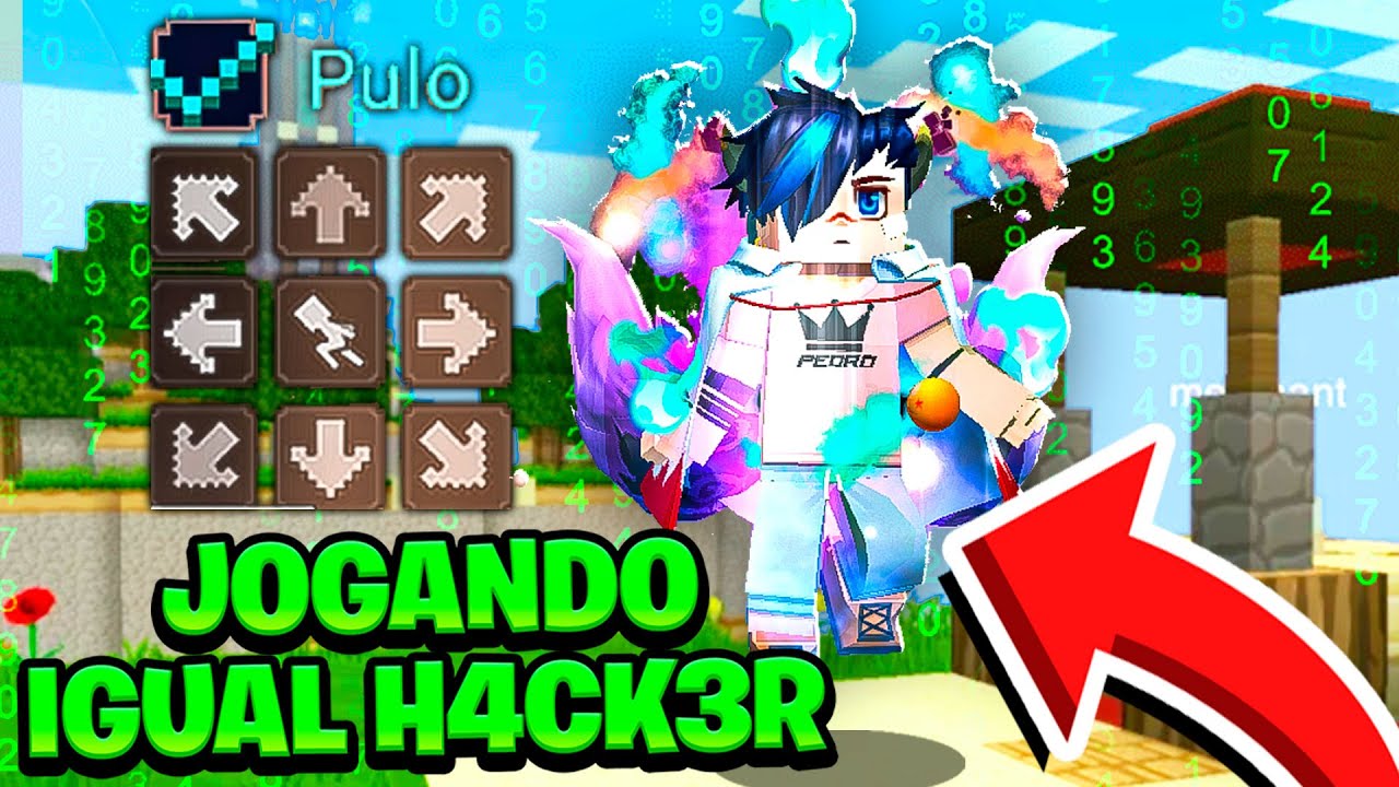 APRENDI BATER E PULAR AO MESMO TEMPO, IMPOSSÍVEL ME DERROTAR !! - Blockman Go BedWars
