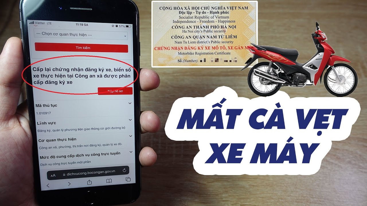 CÁCH LÀM LẠI CAVET XE BỊ MẤT | Cấp lại chứng nhận đăng ký xe