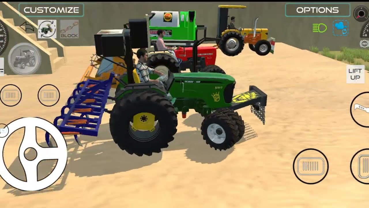 SAWARAJ 855 🚜/ HINDUSTAN 🚜/ SWARAJ 🚜 / TRACTOR , CULTIVATOR  FROM FARMING  3D GAM VIDEO 
