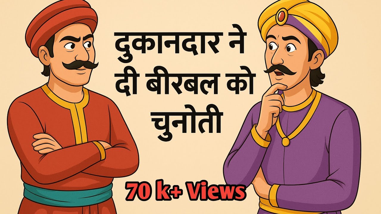 🔥 “बीरबल बनाम चालाक दुकानदार” | Akbar Birbal ki kahani | Akbar Birbal