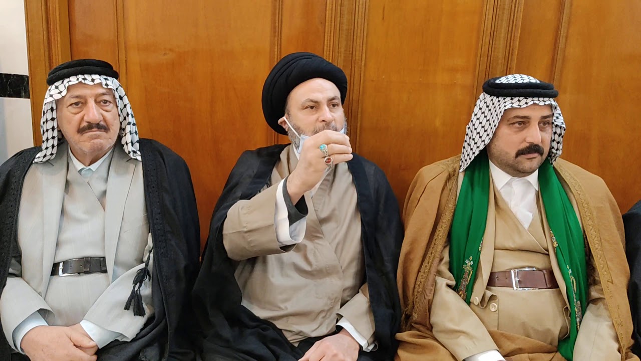 النجف الاشرف مشيه مصاهره عشيرة الخويلدي على عشيرة آلبو الكيشوان