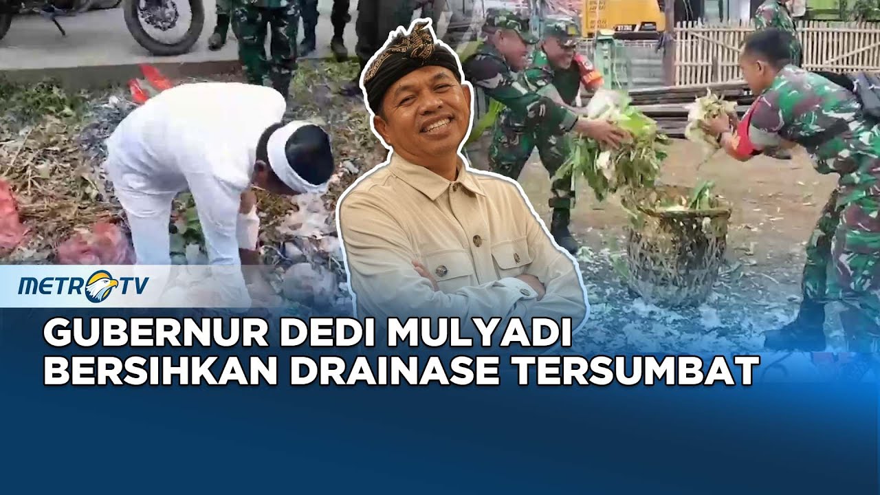 Dedi Mulyadi Turun Tangan Bersihkan Sampah di Pasar Babelan