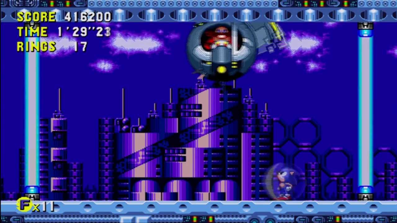 Sonic CD: Metallic Madness Zone 3 (Good Future) + Credits [1080 HD]
