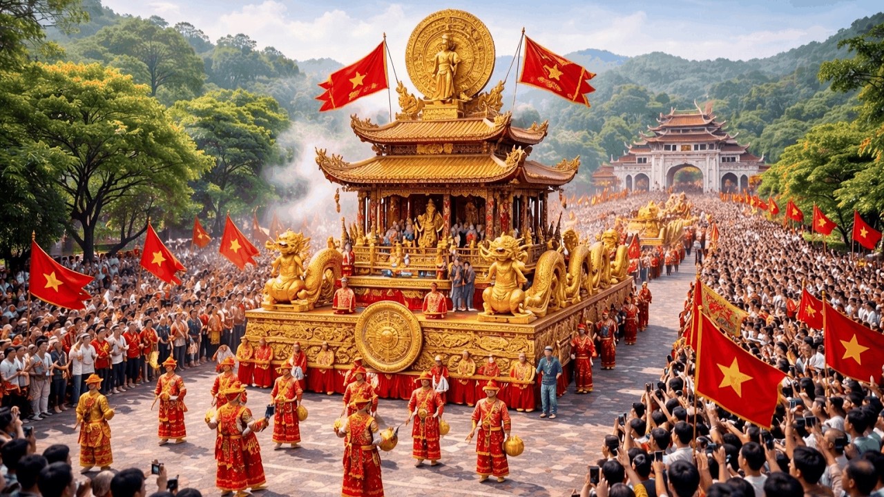 Hung Kings Festival 2026 (4K) | Vietnam’s Epic Heritage Parade & Sacred Ceremony 🇻🇳🔥