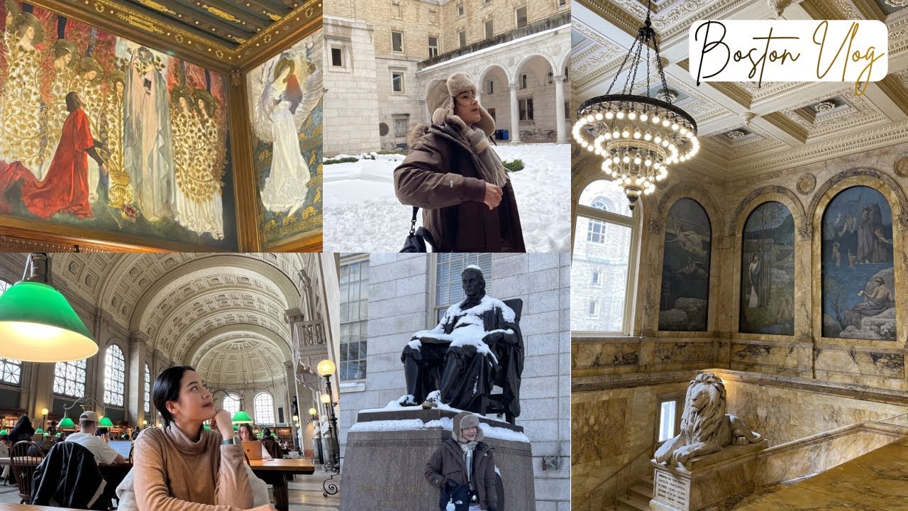 Boston Vlog - Harvard University, Boston Public Library, Quincy Market 