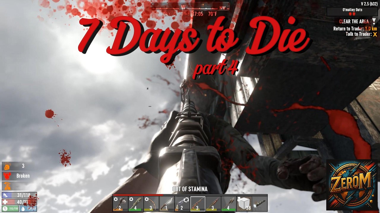 7 Days to Die V2.5 Gameplay in 4K part 4 (No Commentary)