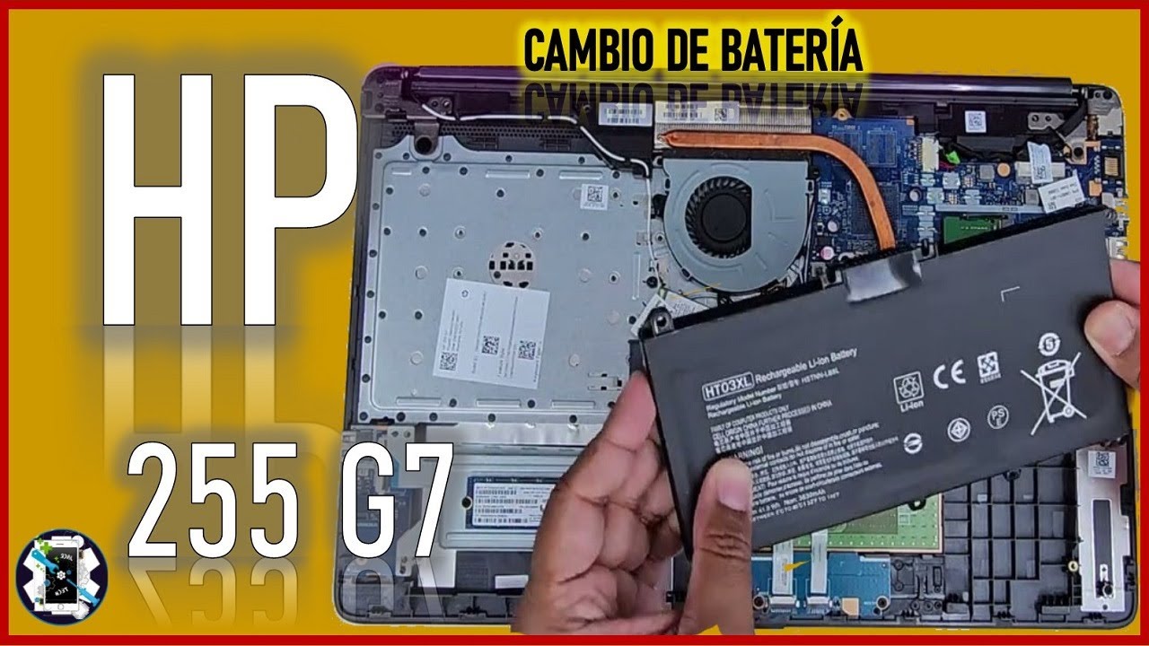 Cómo cambiar batería Laptop HP 255 G7