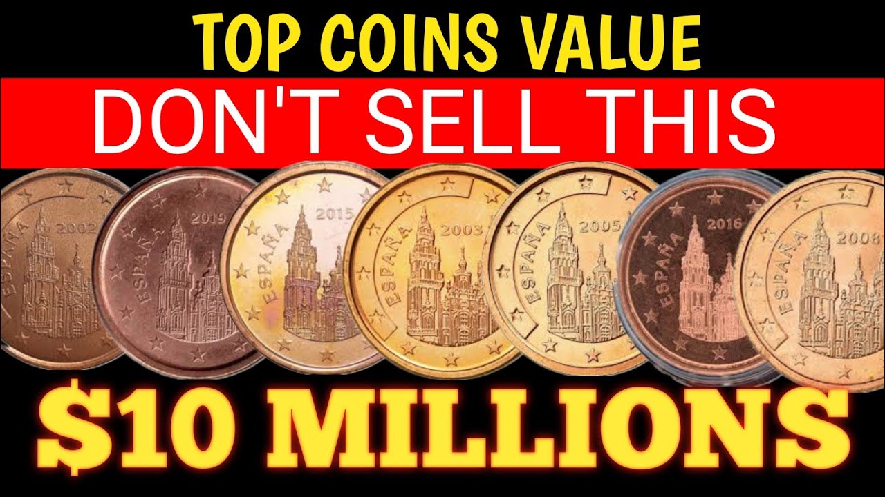 SPAINS RAREST 1 AND 2 CENT COIN FROM 8 YEARS  HISTORY!
