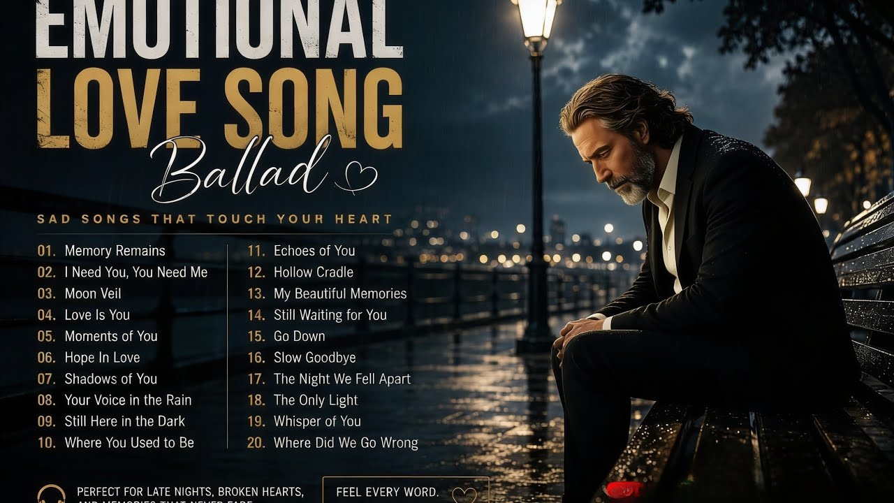 Emotional Love Song Ballad 2026 💔 Deep Sad Songs for Lonely Nights