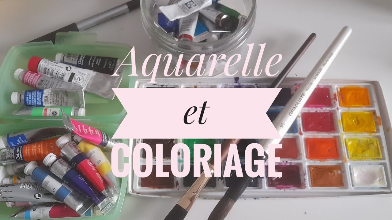 Pourquoi l'aquarelle dans les livres de coloriage c'est galère ?