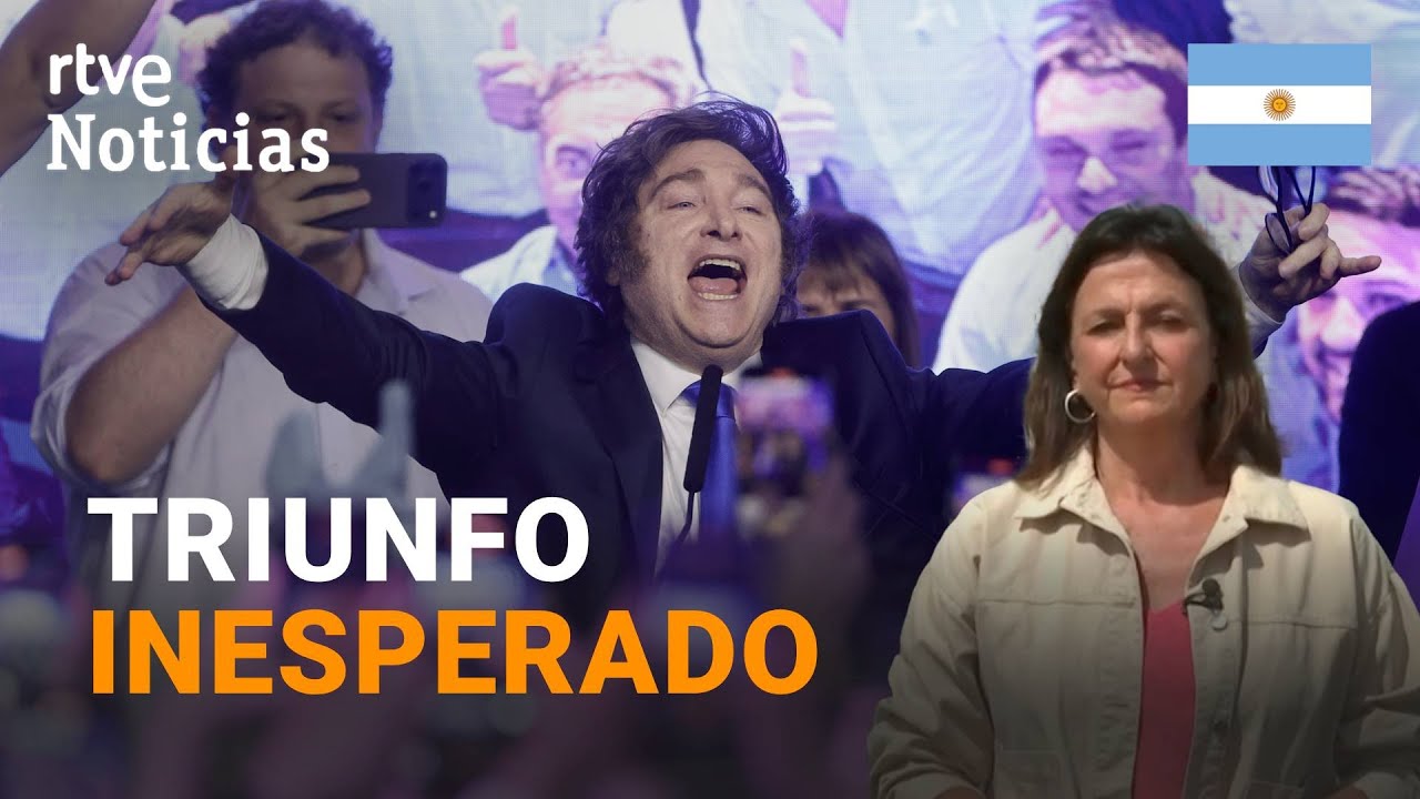 ELECCIONES ARGENTINA: MILEI GANA con más del 40% de los VOTOS | RTVE Noticias