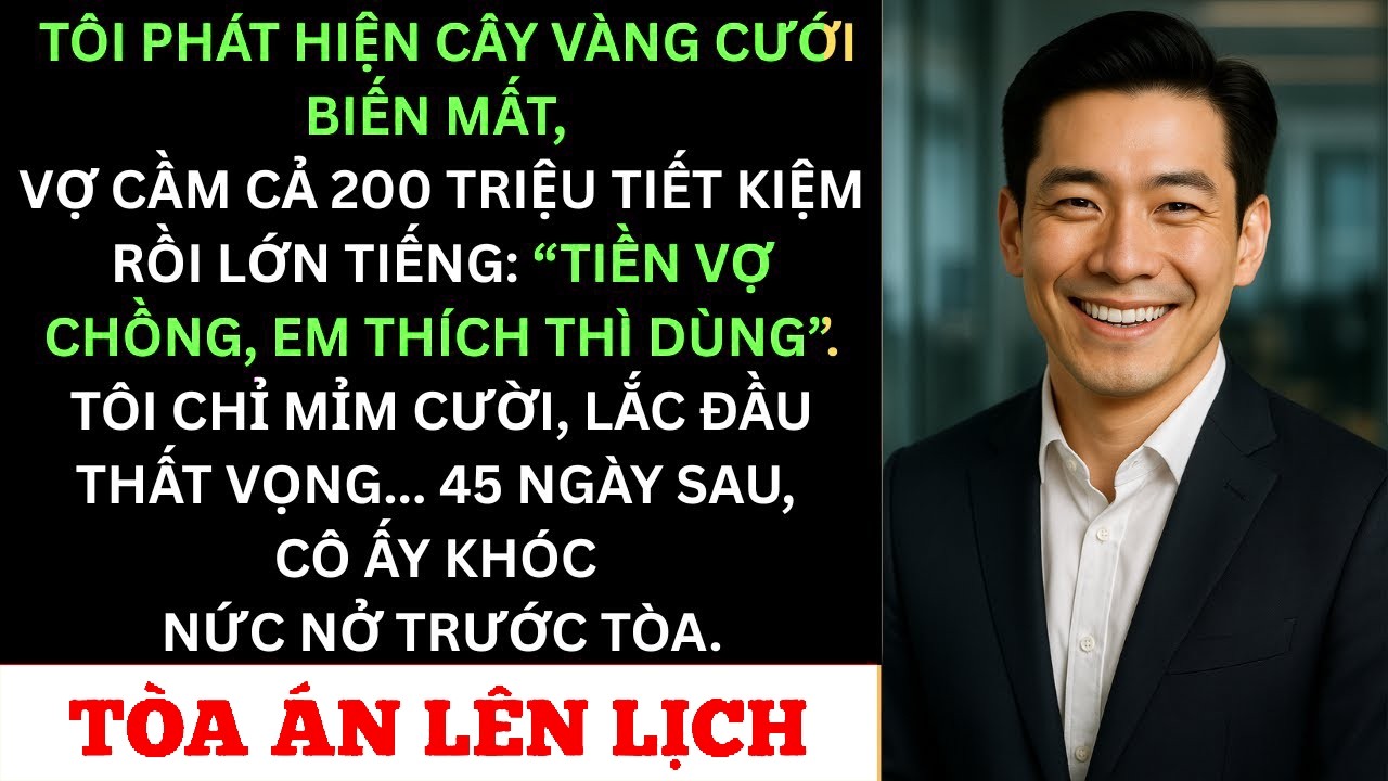 Vợ Bán 1 Cây Vàng Cưới Đem Cho Nhà Ngoại — 2 Tháng Sau Phải Bồi Hoàn 80%