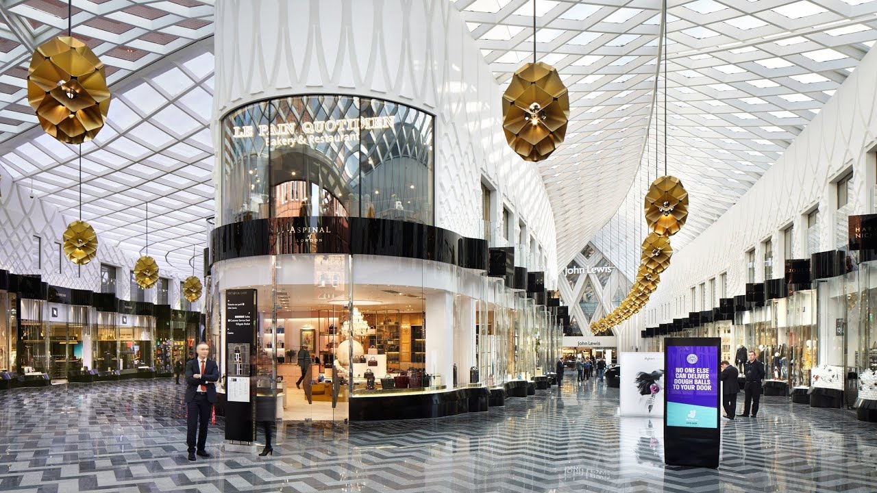 Christmas Shopping at John Lewis Leeds | 4K Festive Store Walk & Decorations