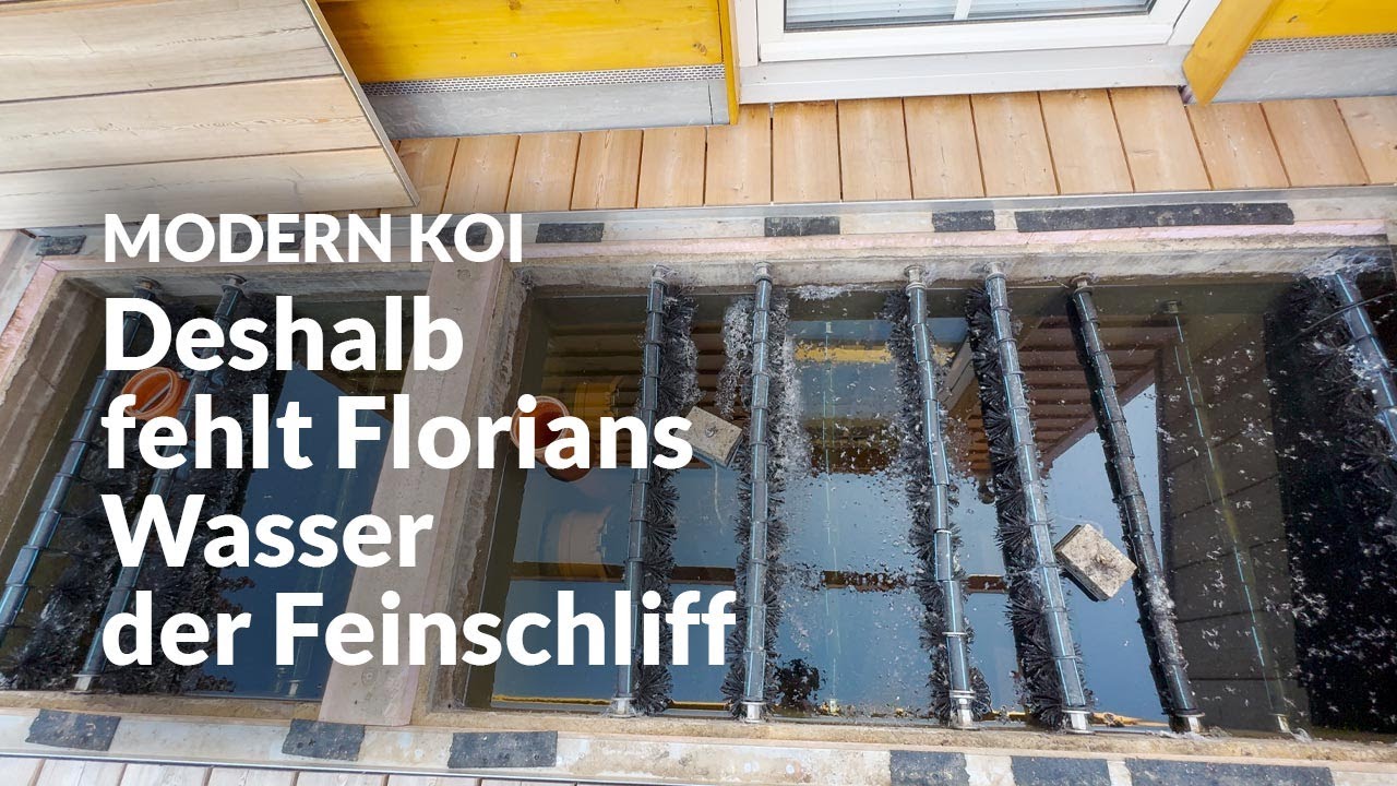 Kathrin und Florians selbstgebauter Bürstenfilter aus Dichtschlämme | Modern Koi Blog #7185