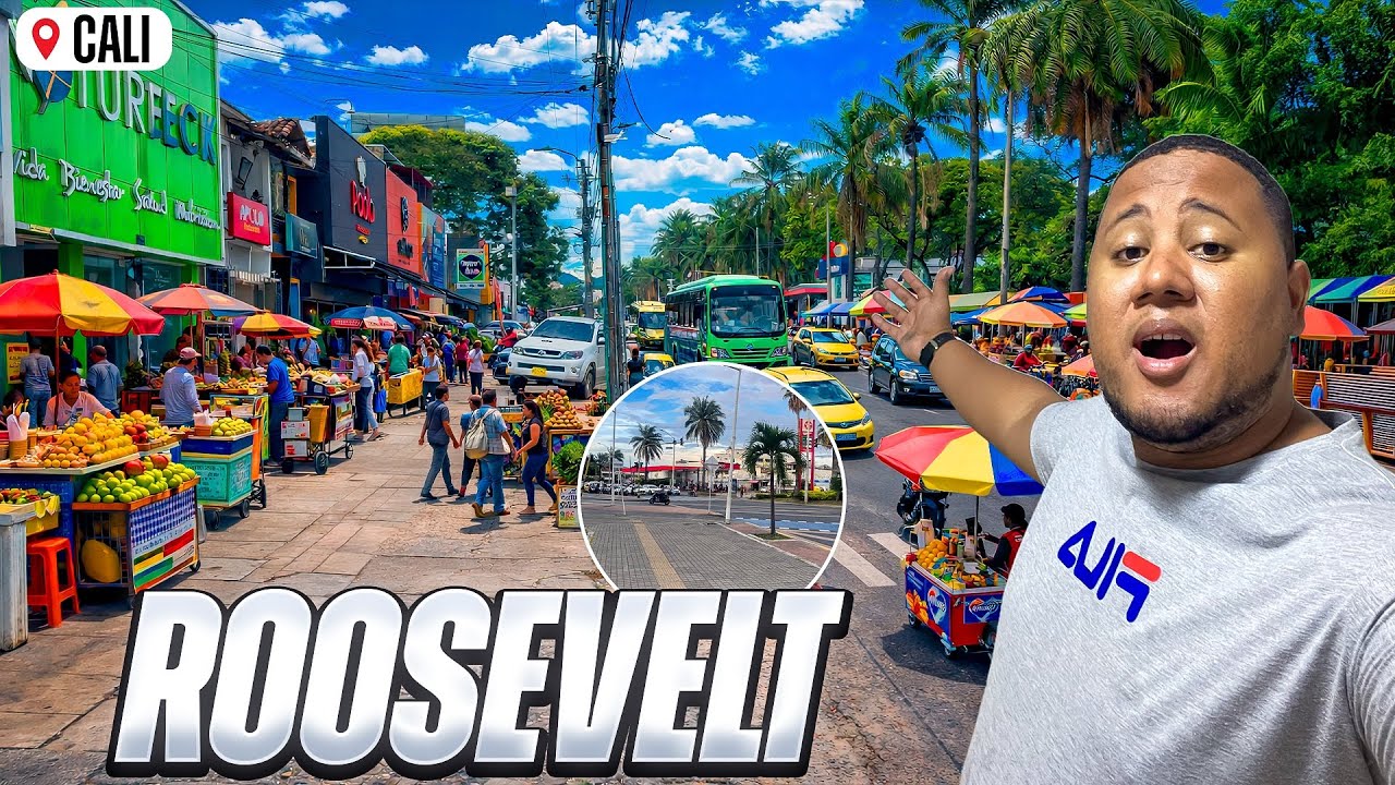 Asi es La CALLE  6ta el eje COMERCIAL más importante de Cali 
