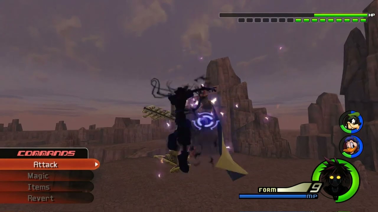 [KH2FM - FFVII Mod] Anti Form vs. Terra [Lv1 /Challenge Mode/TAS]