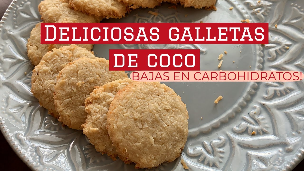 GALLETAS DE COCO 🥥 | DIETA KETO | DIETA CETOGÉNICA | LOW CARB