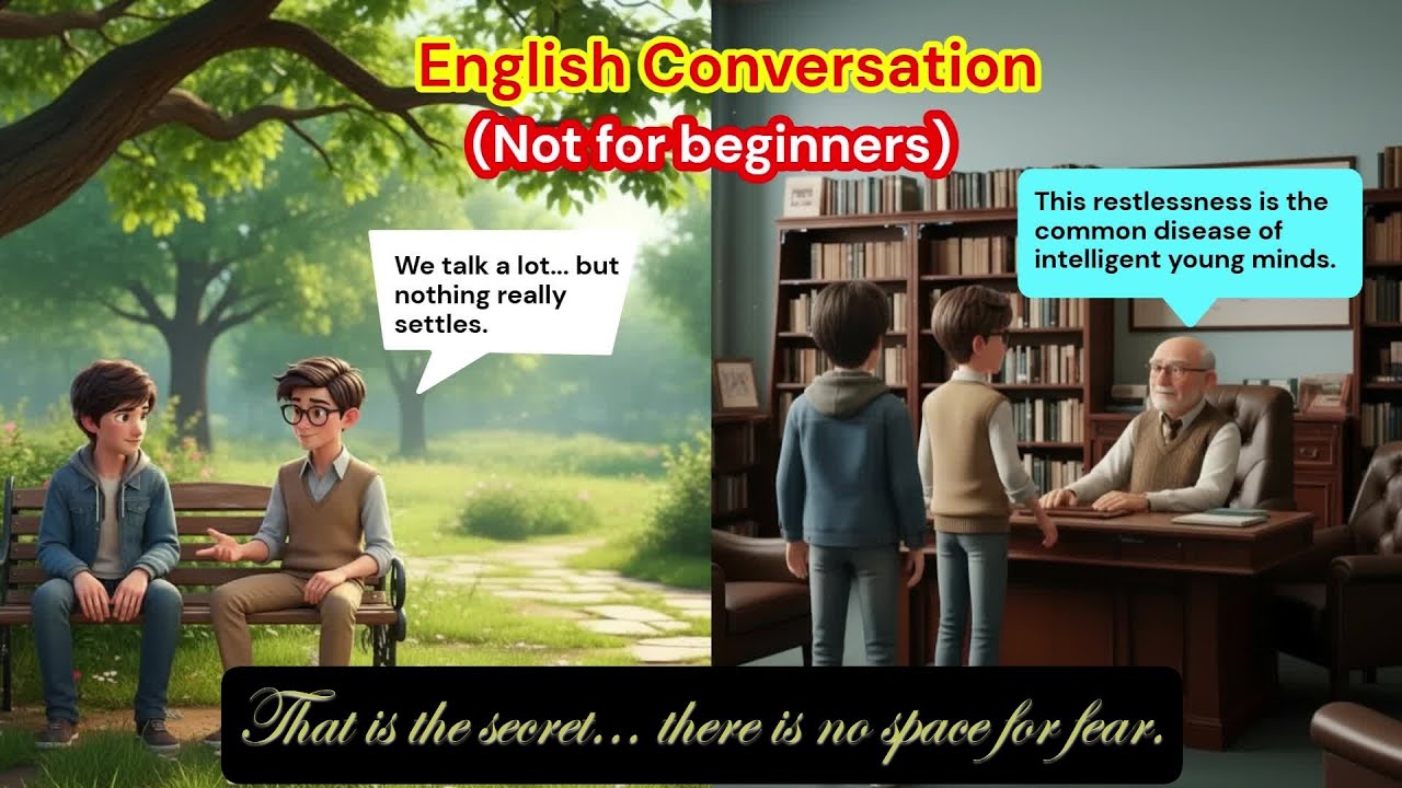 Learn English with a Calm Mind | A Story on Overthinking, Focus & Peace