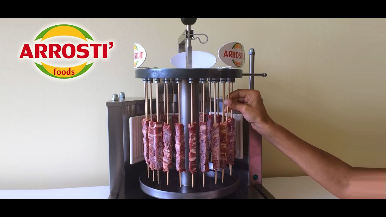 Arrosticini: ROSTY elettrica, cottura perfetta di arrosticini e spiedini !