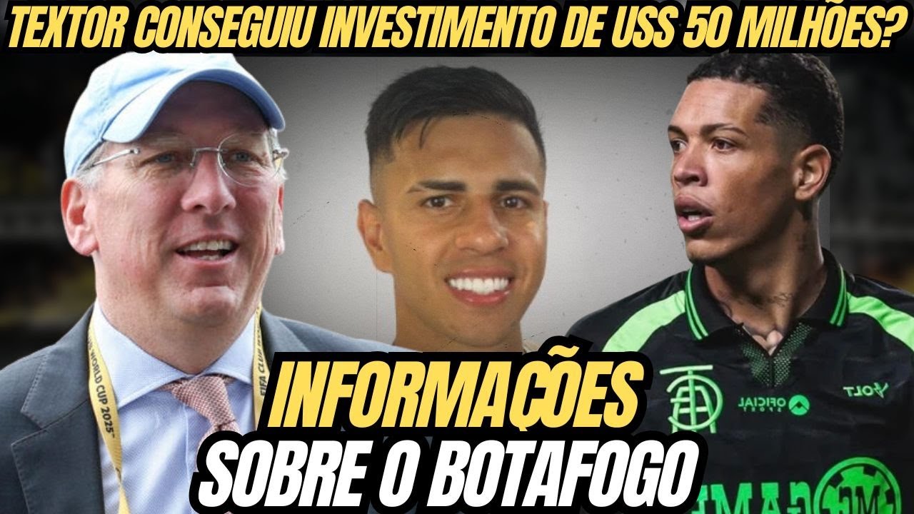 🚨 TEXTOR CONSEGUIU APORTE DE 50 MILHÕES DE DOLÁRES? | KAUÃ DINIZ MUDA DECISÃO E PODE IR PARA JAPÃO