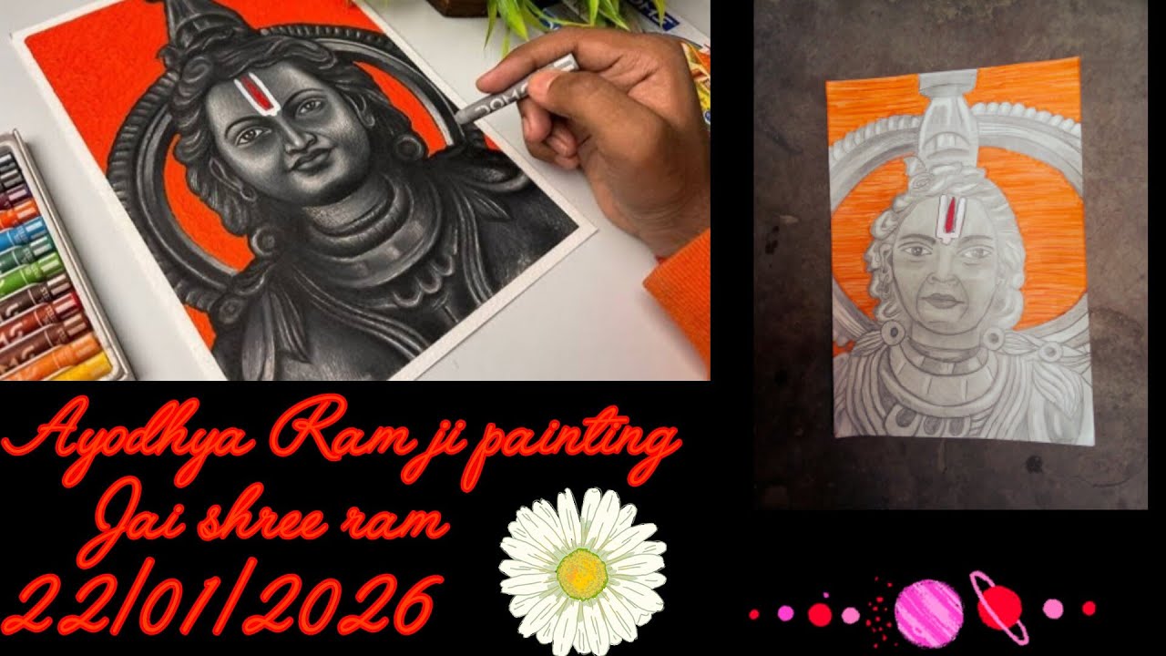 😃♥️ Ram ji painting ♥️😃