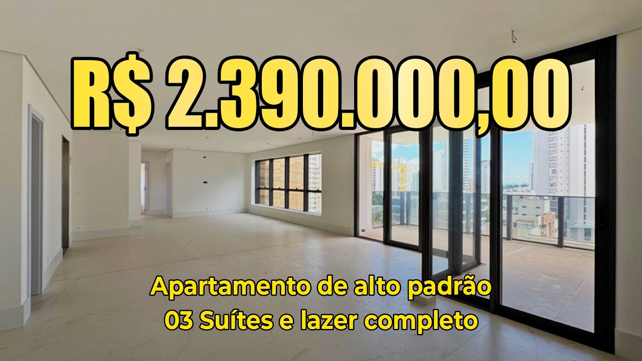 Apartamendo de alto padrão com 03 Suítes e lazer completo - Edifício Privélle | Lélo