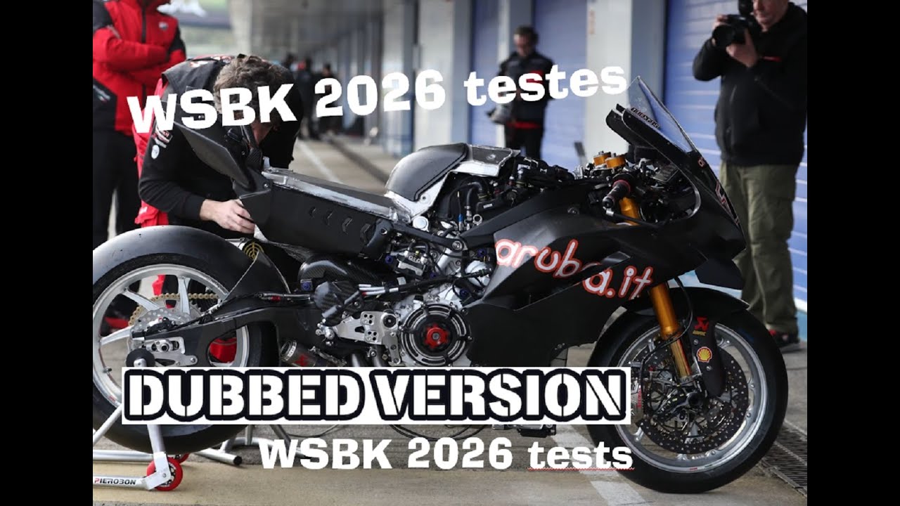 TESTES 2026 do WSBK em JEREZ