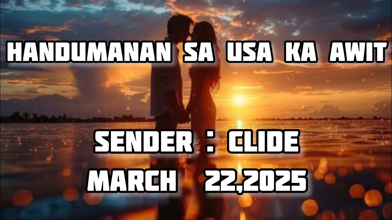 handumanan sa usa ka awit sender Clide March 22 2025