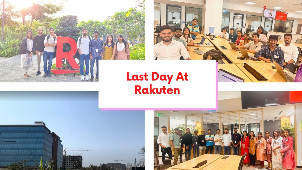 My Last Day At Rakuten | Rakuten Office Tour | Bangalore | Yash Sharma