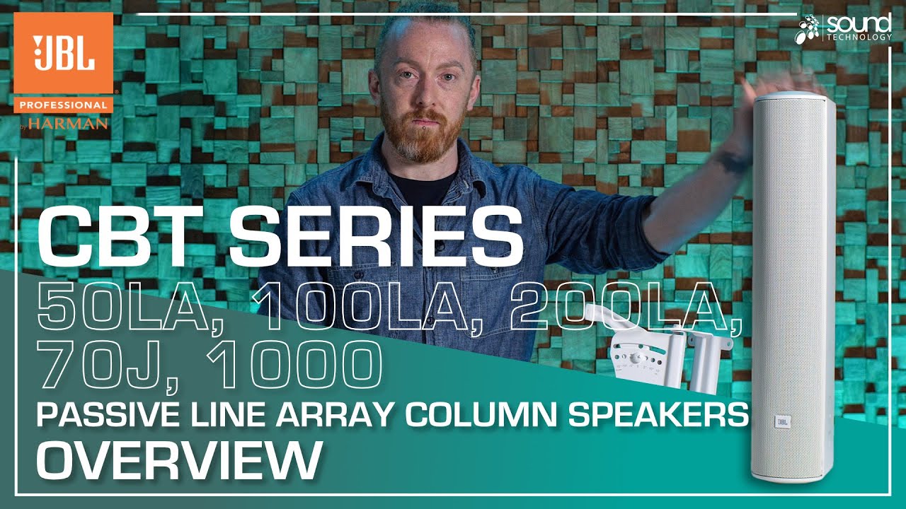 AV Solutions: JBL CBT passive line array column speakers overview and specs