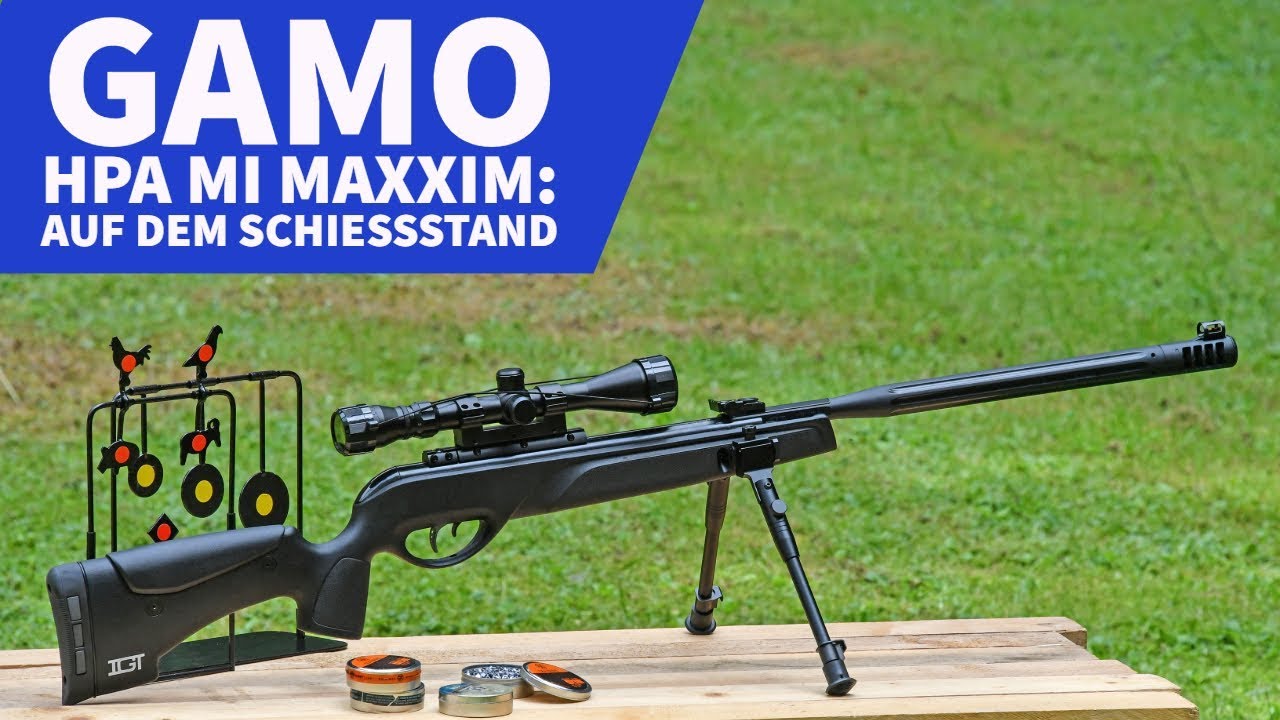 GAMO HPA MI MAXXIM: Das Kipplauf-Luftgewehr auf dem Schießstand