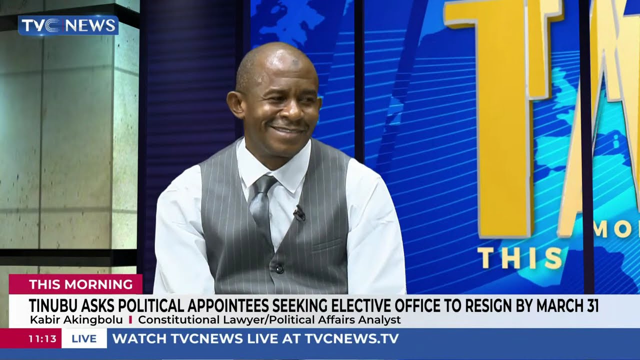 Tinubu Asks Political Appointees Seeking Elective Office To Resign By March 31| This Morning