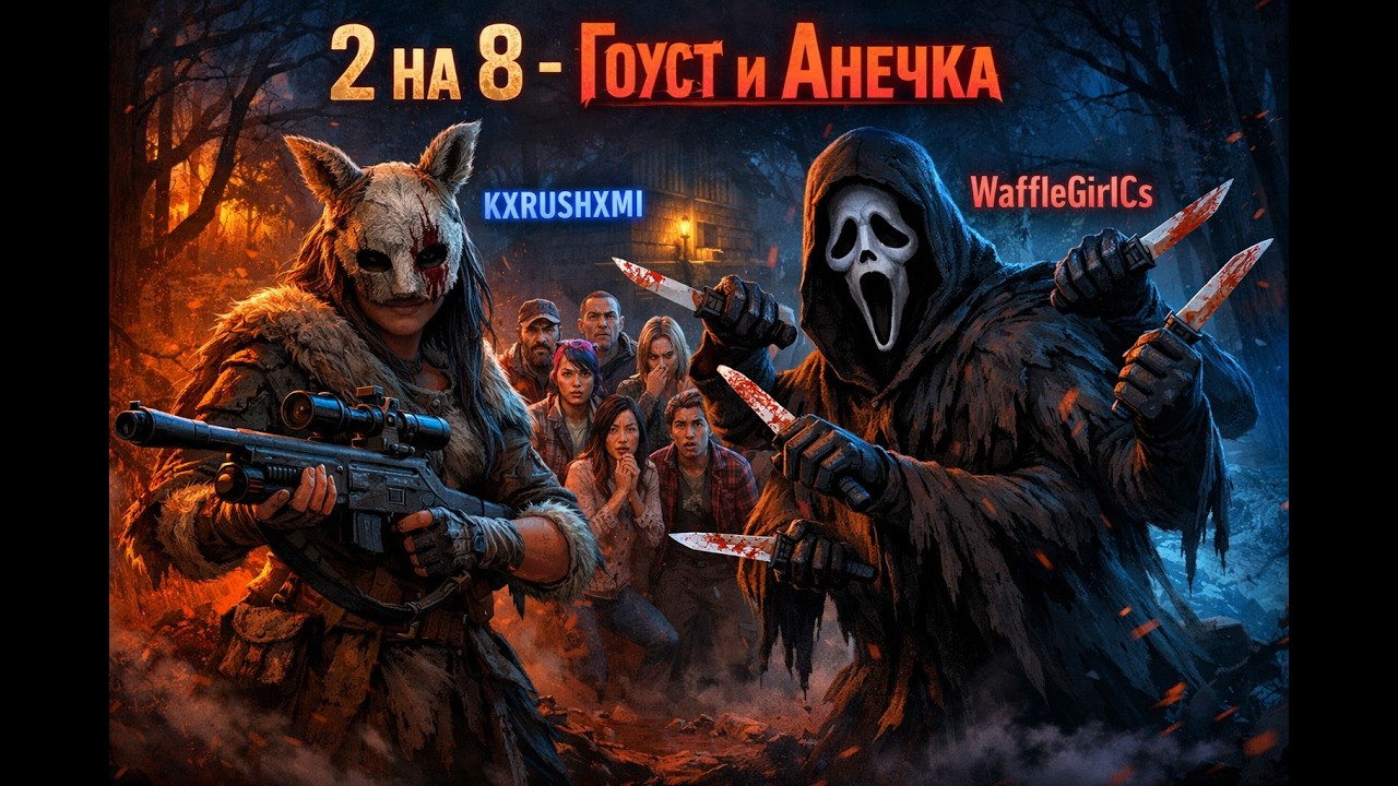 DEAD BY DAYLIGHT | 2 на 8 Гоуст и Анечка (С Подписчиком)
