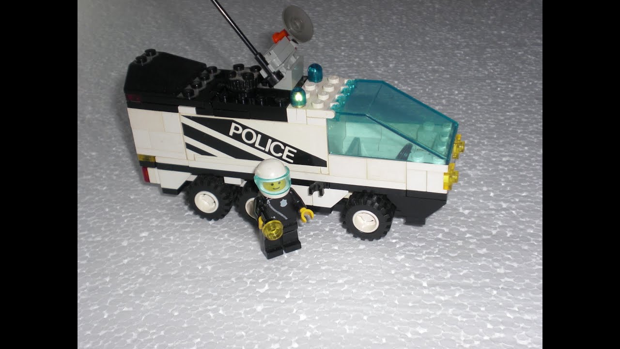 LEGO 6430 Police Night Patroller 1991 with Light & Sound &ndash; Time-lap build and Review