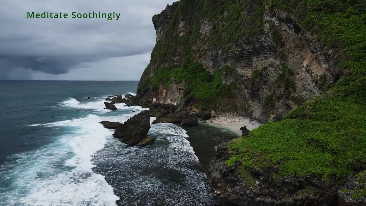 Nature Sounds-Waterfall-Relaxing Meditation Calming-Water Falling Sound Effect #MeditateSoothingly